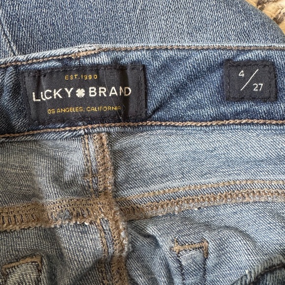 Lucky Brand skinny distressed jeans - Picture 3 of 4